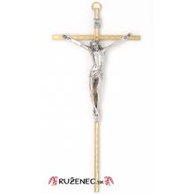 Metallic crucifix 20cm - Gold / Silver Colour