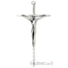 Metallic crucifix 24cm - Silver Colour
