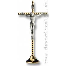 Metallic cross 13cm - gold colour