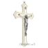 Wood cross 25cm - white