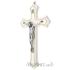 Wood cross 25cm - white