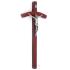 Drevený kríž 23cm - bordový