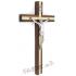 Wooden cross 25cm - with metal insert