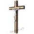 Wooden cross 25cm - with metal insert