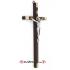 Dřevěný kříž 24cm - tmavohnědý