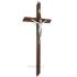 Drevený kríž 38cm - tmavohnedý