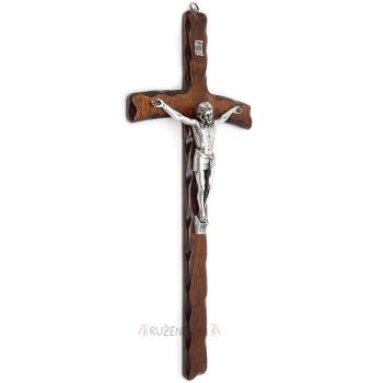 Wood cross 40cm - brown