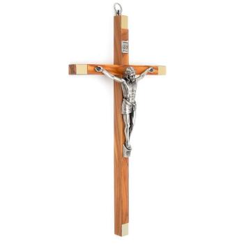 Drevený kríž 23cm - olivové drevo