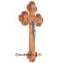 Olive wood cross 23cm