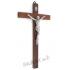 Kříž z ořechového dřeva 25cm