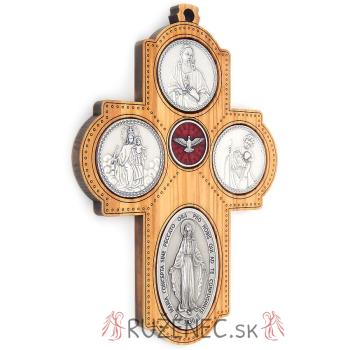 Olive wood cross 21x15.5cm