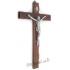 Drevený kríž 25cm -  orechové drevo