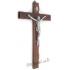 Walnut wood cross 25cm