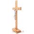 Dřevěný kříž s podstavcem 27cm - olivové dřevo