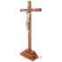 Wooden cross with base 28cm