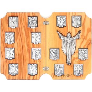 Via crucis - standing plaque - 17x22cm