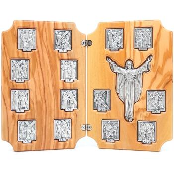 Via crucis - standing plaque - 17x22cm