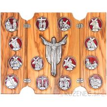 Via crucis - standing plaque - 17x22cm