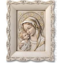 Madonna with child - resin relief image