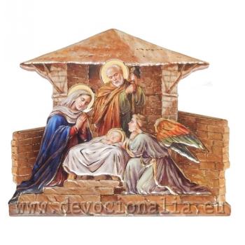 Karácsonyi 3D hűtőmágnes - Betlehem - d