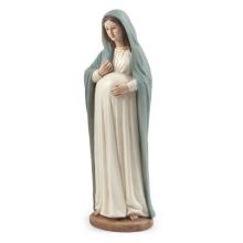 Schwangere Jungfrau Maria Heiligenfigur Statue 20cm