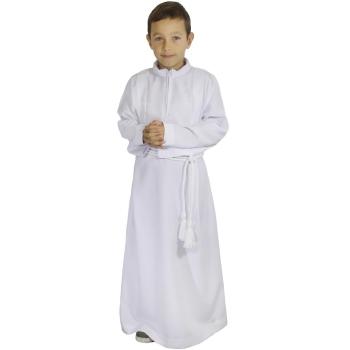 Cassock for altar boys with zipp in front