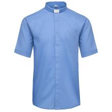 Blue Priest shirt - short sleeve - 60% cotton