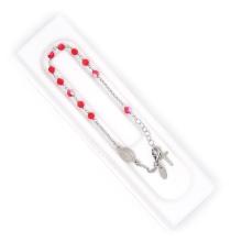Rosary Bracelet - red