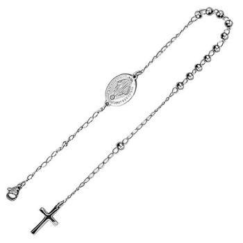 Rosenkranz Armband - mit Kügelchen Metallperlen