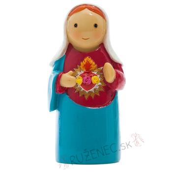 Mária szíve szobrocska - 8cm