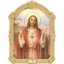 Plaquette 17x23cm - Sacred heart of Jesus