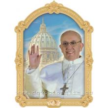 Plaquette 17x23cm - Pope Francis