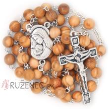 Natural olive wood Rosary - 6mm beads