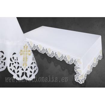 Altar linen - golden cross