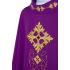 Chasuble with embroidery - 7018 LE - purple