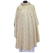 Chasuble - White brocade