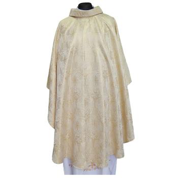 Chasuble - White brocade