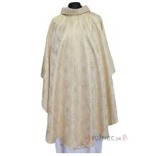 Chasuble - White brocade