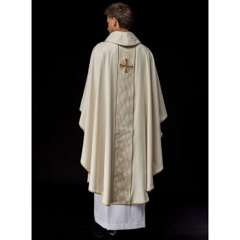 Biely ornát - Výšivka kríž +