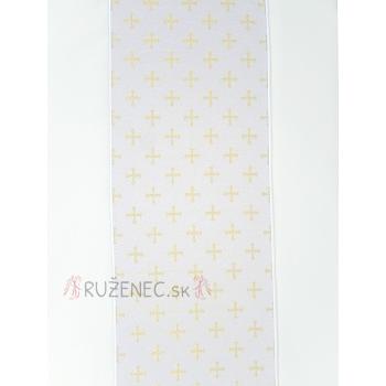 Biely ornát - Výšivka krížiky