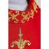 Chasuble with embroidery - 7014 LE - red