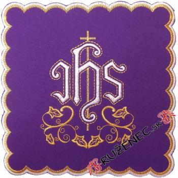 Palla vyšívaná - fialová