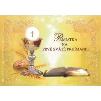 Pamiatka na prvé sväté prijímanie - Pamätná kniha