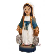 Virgin Mary of Miraculous Medal Statue - 11cm