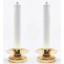Pár sviečok so svietnikmi - 4cm x 30cm