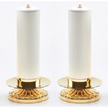 Olajgyertya pár - 8cm x 32cm