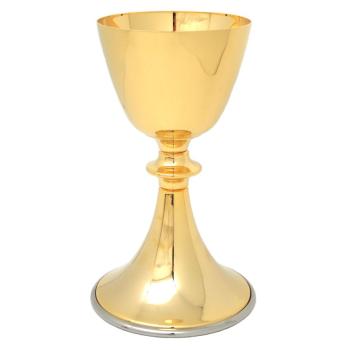Pozlátený kalich - 21cm
