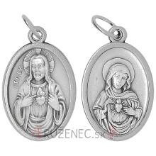 Anhänger - Medaille - Heiliges Herz - Unbefleckten Herz