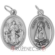 Prívesok - Medailón - Panna Mária rozväzovačka uzlov