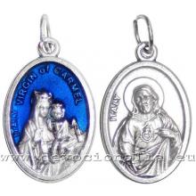 Pendant - scapular - blue